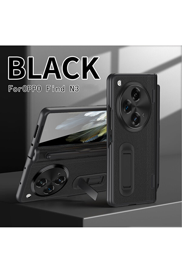 Choice For OnePlus Open Case Premium Leather Hinge Kickstand+Screen