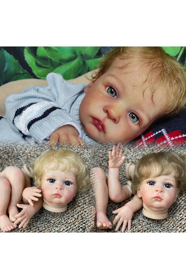 AnjoDoll 19Inch Oskar Reborn Baby Doll Kits Artist Painted Kits Bebe Reborn Doll Parts Toys Unfinished Dol. Trendyol