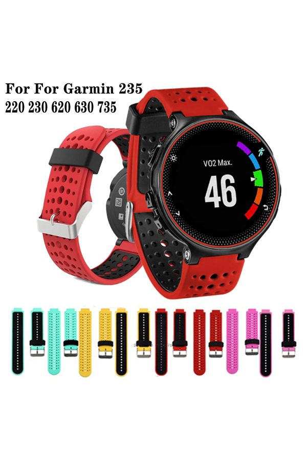 Choice Smart Watch Band Silicone Replacement Watchstrap For Garmin Forerunner 235 220 230 620 630 735 Br. Trendyol