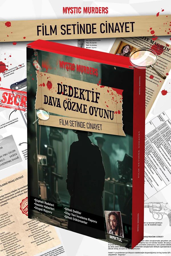 Gift Moda-Detective Murder Solving Game - Murder in Movie Set 1