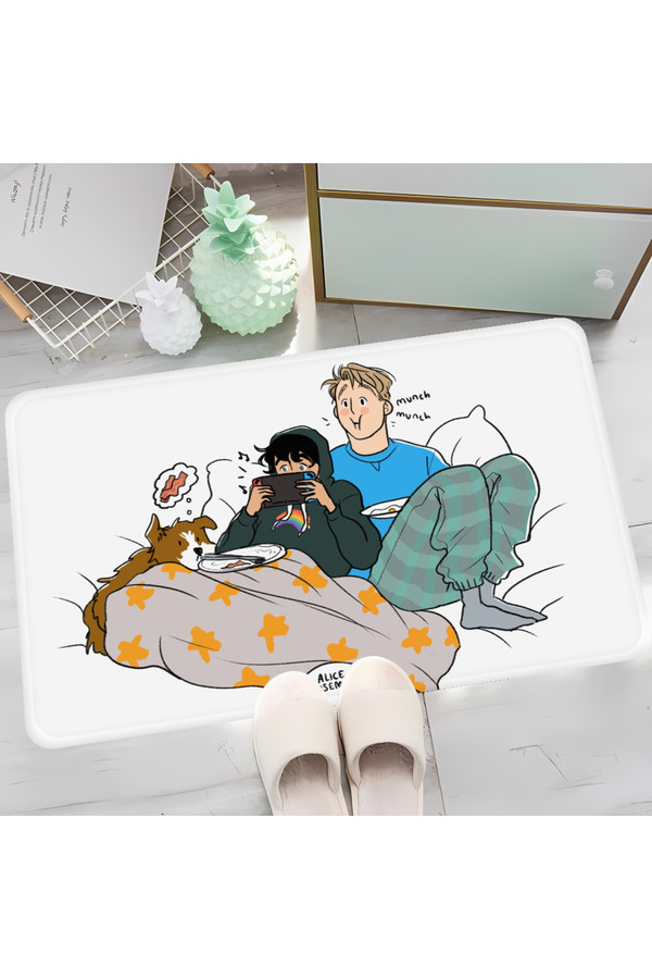 Choice Heartstopper Door Mat Nordic Style Home Doormat BathroomToilet