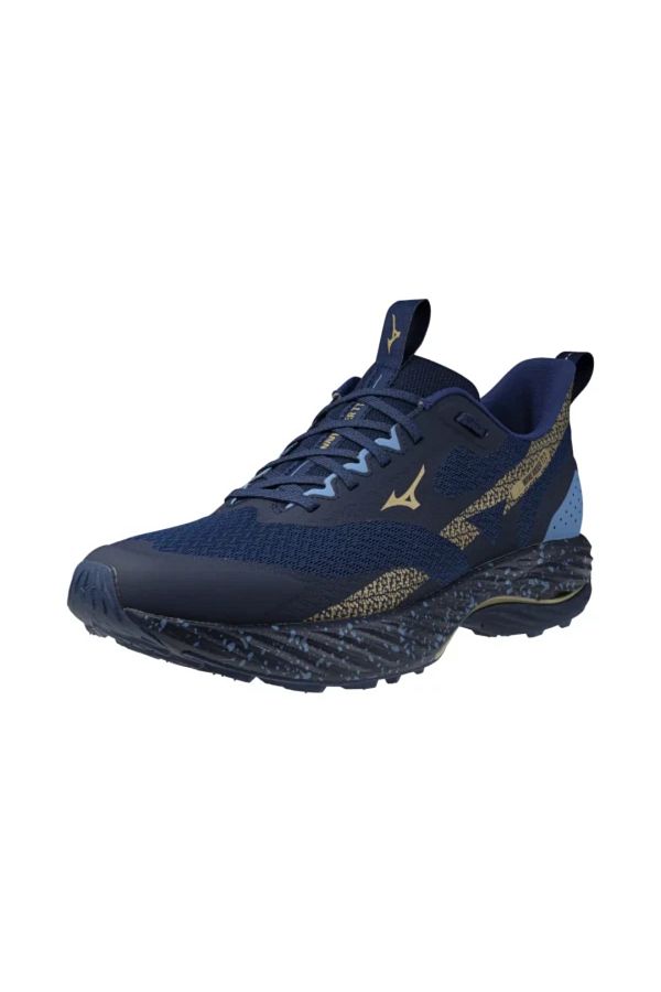 Mizuno Wave Rider Tt 2 Men s Running Shoes Navy Blue Yellow Trendyol