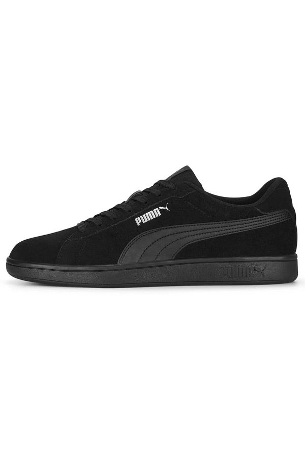 Puma 390984 Smash 3.0 Leather Sneaker Men s Sports Shoes Black Black Trendyol