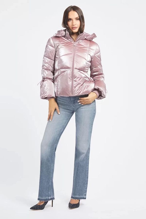 Guess-Aufblasbare Jacke in verspiegelter Optik 1
