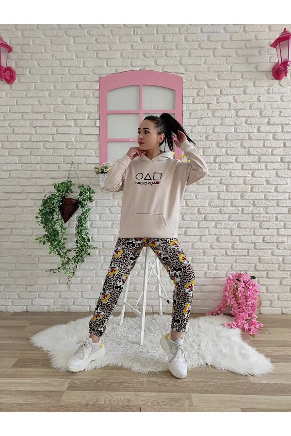 Altı Üstü Butik-Leopard Pattern Sweatpants 1
