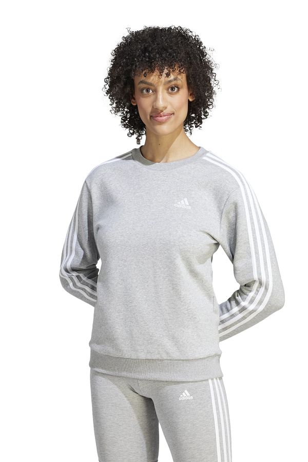 adidas Sweatshirt Gray Fitted Trendyol