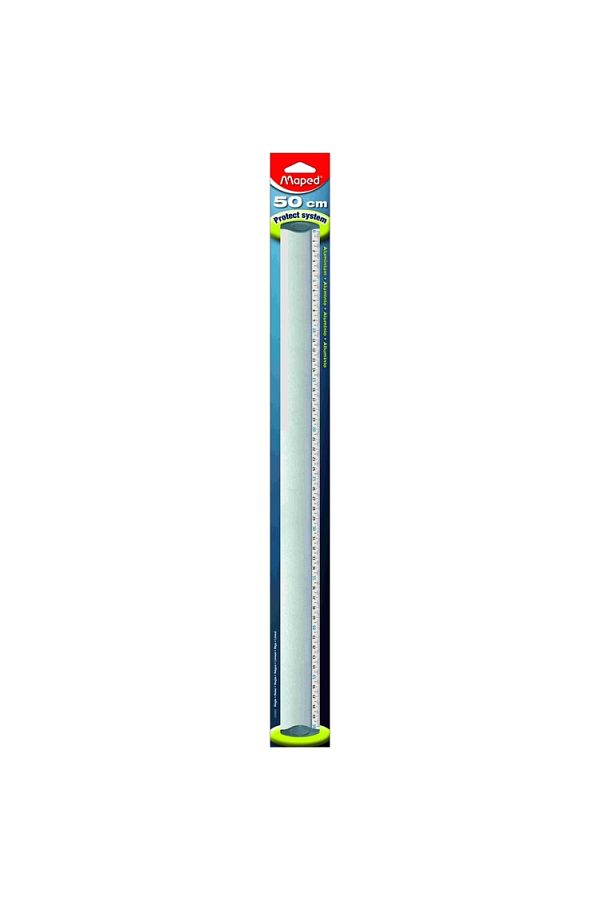 Maped-120050   مسطرة مستقيمة من الألومنيوم 50 سم 1
