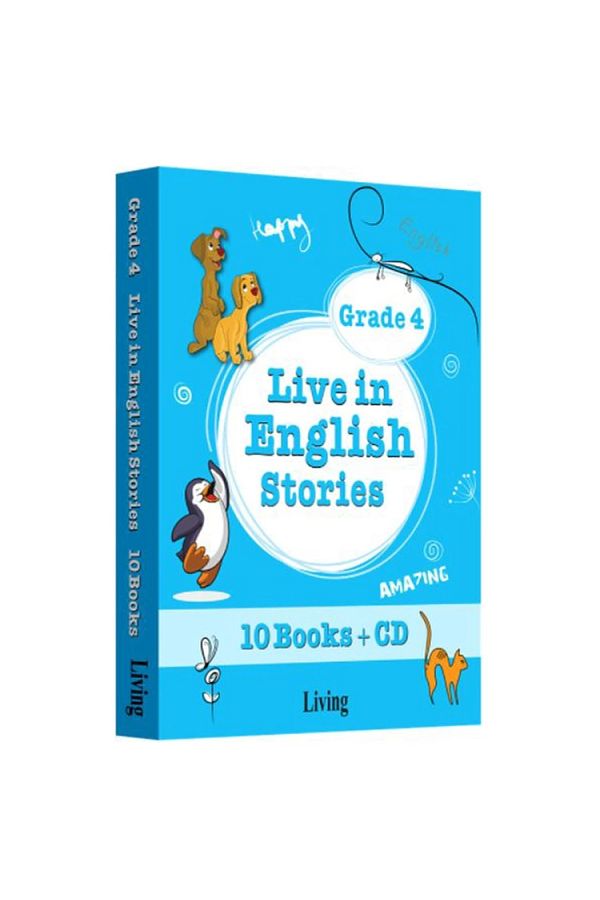 Living English Dictionary-Live In English Stories Grade 4 - 10 Books-cd 1