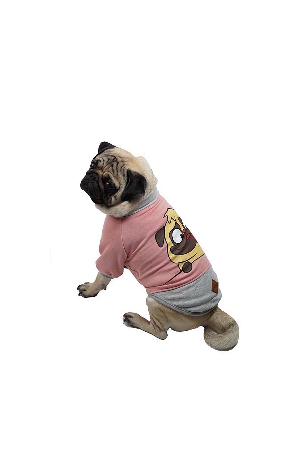 Pawstar Pink Pug Outfit Sweat Cat Dog Trendyol