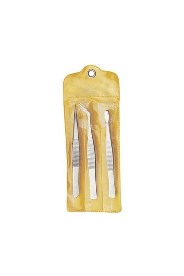 Prolink-Py-018 3 Piece Tweezers Set 1