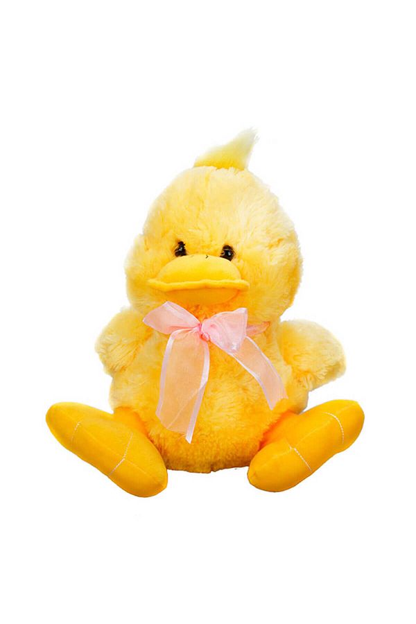 Puffy Friends-30 cm Pink Duck Plush - with Ribbon 1