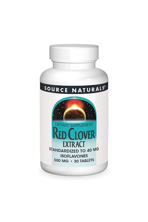 source naturals-Red Clover Extract, 500 mg, 30 Tablets 1