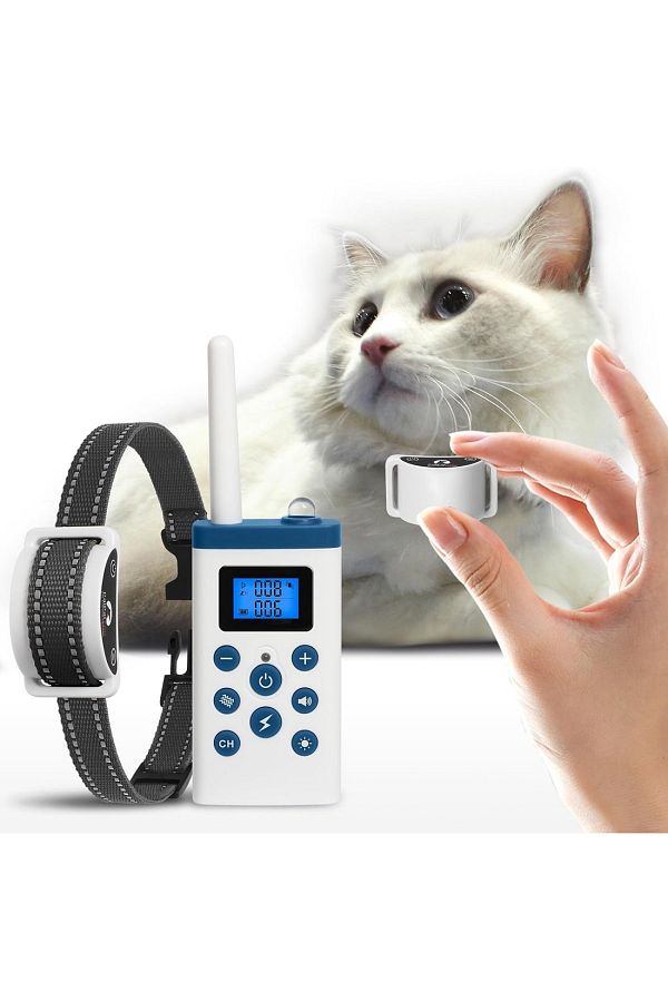 PaiPaitek Cat Shock Collar Cat Training Collar with Remote Cat Stop Meowing Collar Remote Contro. Trendyol
