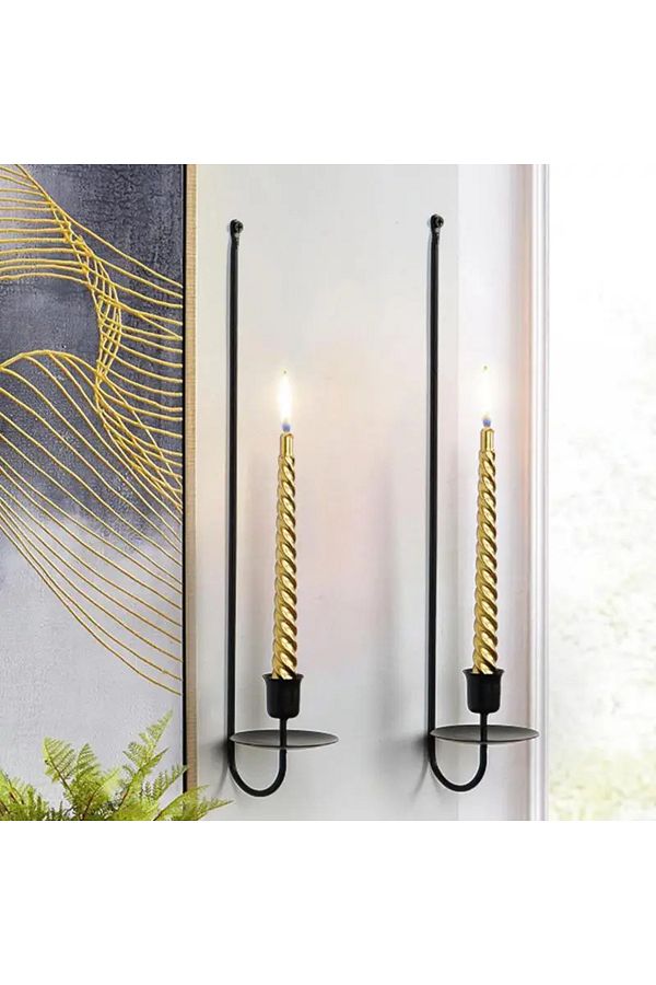 Choice Modern Wall Candle Sconce Hanging Candelabra Wall Mount Candle Sconces Set Wedding Decoration Bar. Trendyol