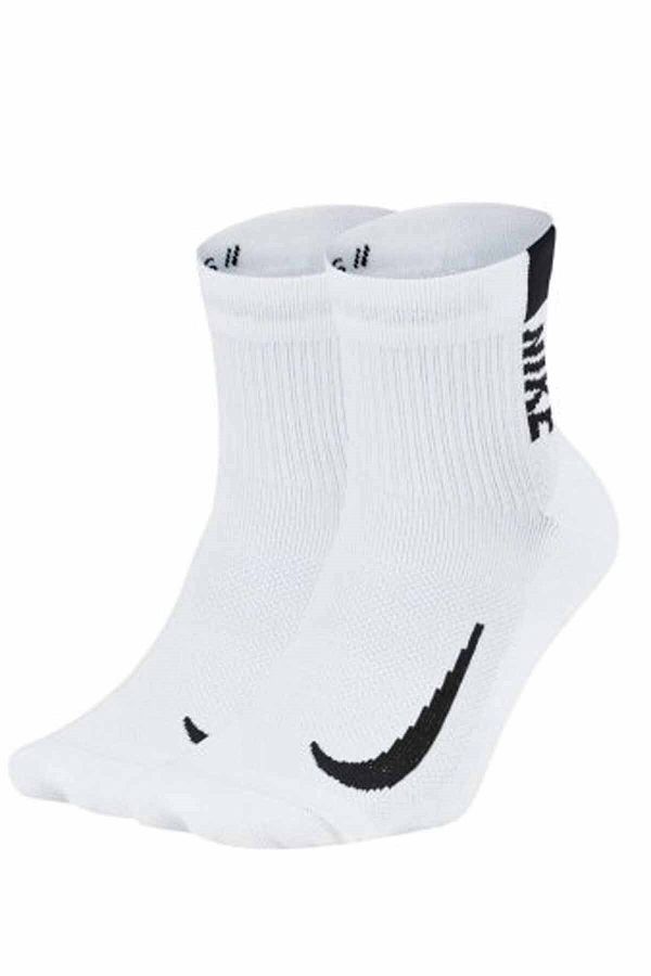 Nike Multiplier Running Ankle Socks 2 PAIR Unisex Socks Sx7556 100 white Trendyol