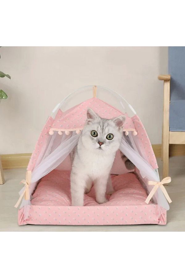 Princess cat bed top