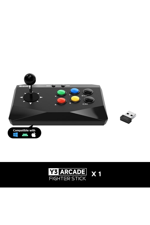Choice-Data Frog Game Arcade Keyboard Wireless Controller for Street Fighter Retro Video Game Consoles C... 1