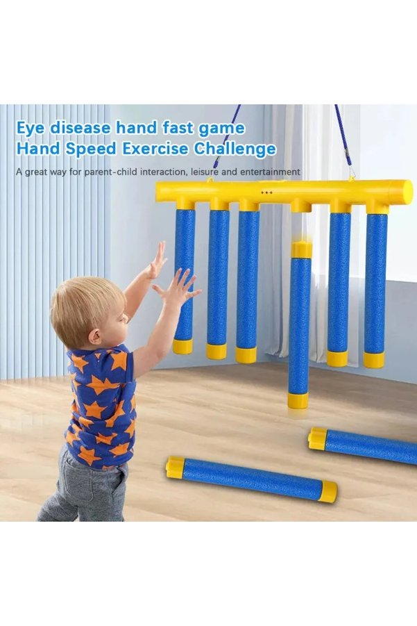 Reflex Challenge Machine Hands Full Game Catching Sticks Game - Reflex Challenge & Hand Eye ...