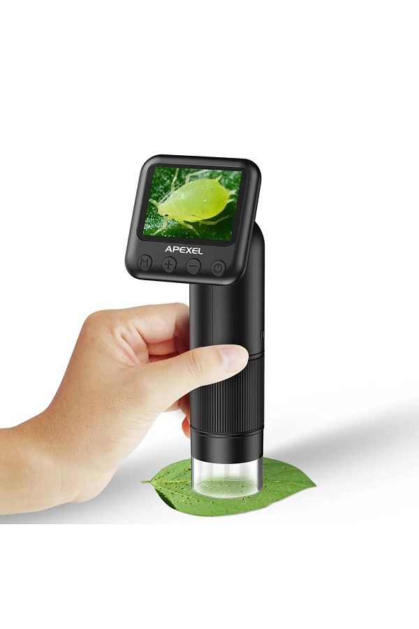 APEXEL-400-800X Digital Microscope WIth LCD Screen USB Microscopes for PCB Video Soldering Kids G... 1
