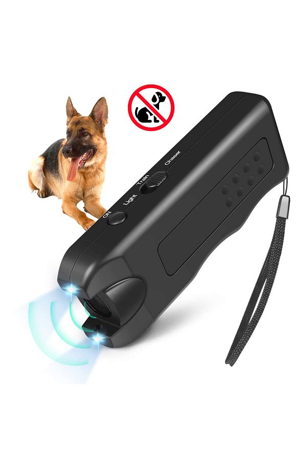 Choice Ultrasonic Automatic Bark Stopper Handheld Dog Bark Suppressor with LED Light Repeller Trainer Ba. Trendyol