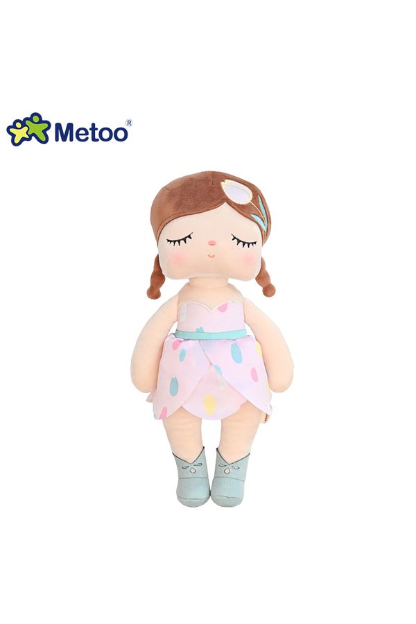 Timo z Metoo 33cm Angela Doll Floral Fairy Style Dress Plush for Office Home Decoration Birthday Baby Sh. Trendyol