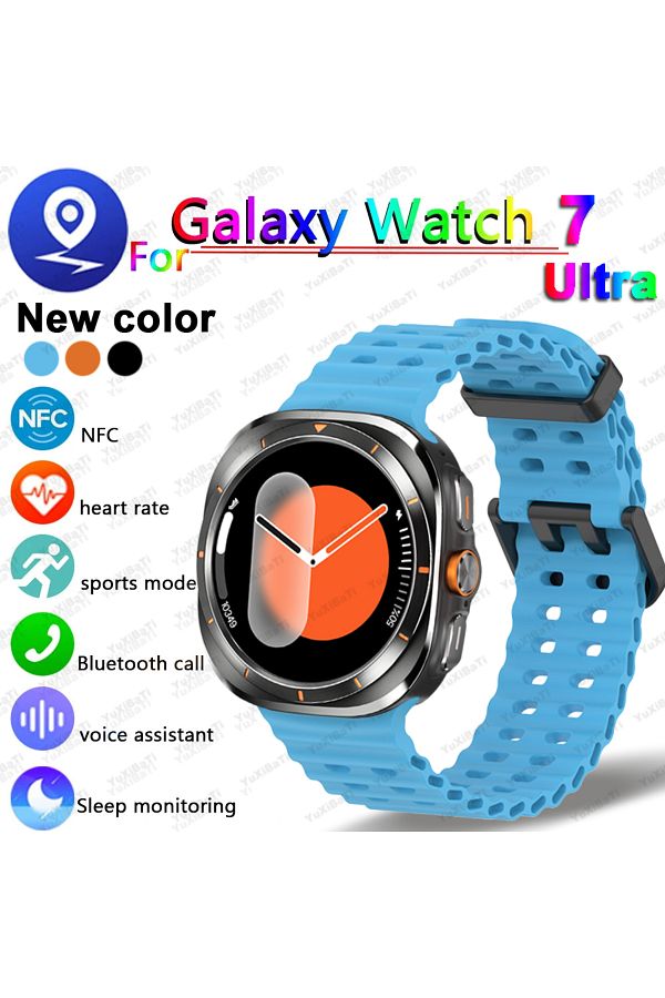 Choice Smart Watch For Samsung Galaxy Watch 7 Ultra Men GPS Track Smart Watch Amoled Always Display Body. Trendyol