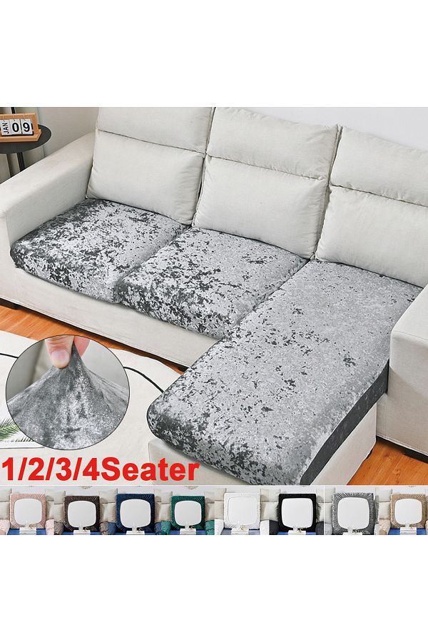 Choice 1 2 3 4Seater Crushed Velvet Sofa Seat Covers Plush Stretch Sofa Cushion Covers Elastic Couch Sli. Trendyol