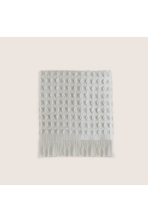 Chakra-Ocean Seersucker Hand Towel - 30X50 cm 1