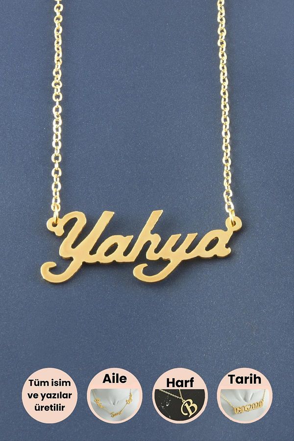 Bijuteri Net-Yahya Name Necklace 1