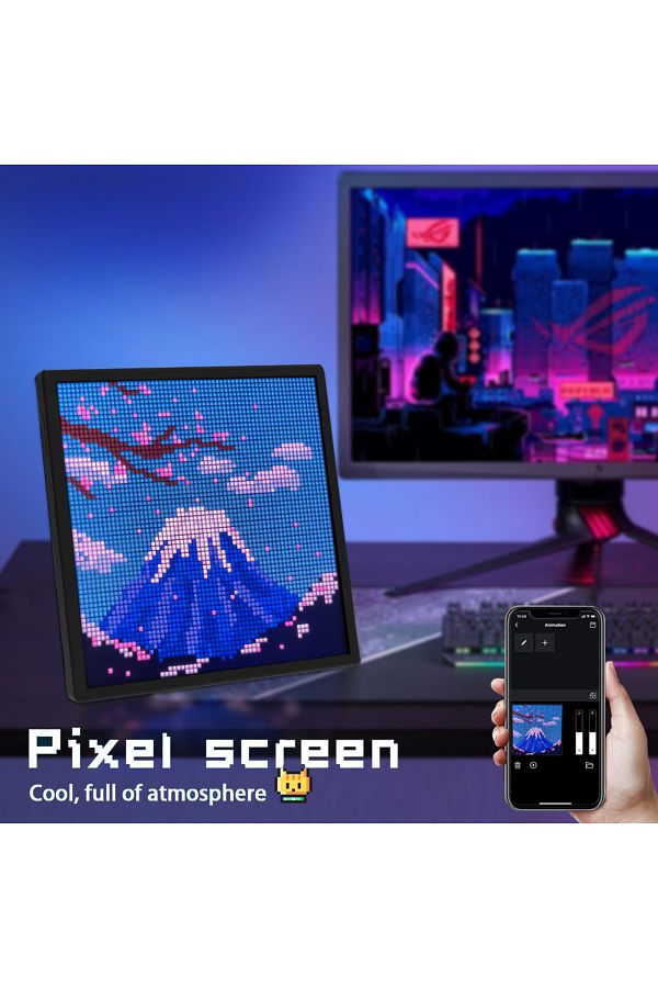 Choice-LED Pixel Matrix 64x64 Smart Display RGB Smart Digital Lamp Panel DIY Art Display Gaming Anime Ro... 1