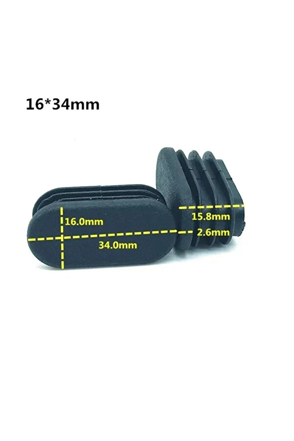 Choice 16pcs Oval Silicone Chair Leg Caps Nonslip Table Foot Dust