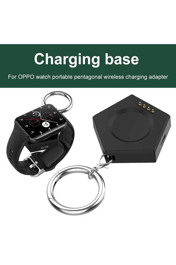ALLOYSEED Magnetic Portable Charger Wireless Charging Dock with Keychain for Oneplus Watch2 OPPO Watch X 4p. Trendyol