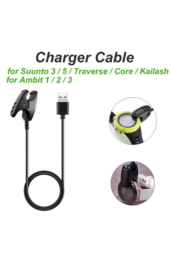 Choice Charger Cable for Suunto 3 5 Core Spartan Trainer Ambit Ambit 2 3 Traverse USB Cable Charger Smar. Trendyol