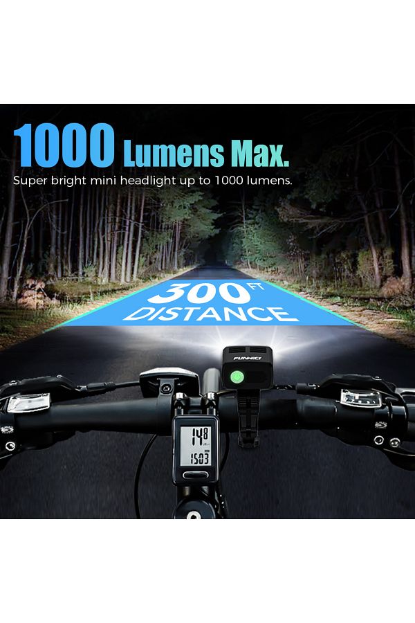 Choice Bicycle Light 1000 Lumens Waterproof Bike Headlight Handlebar Helmet USB LED Flashlight MTB Road Trendyol