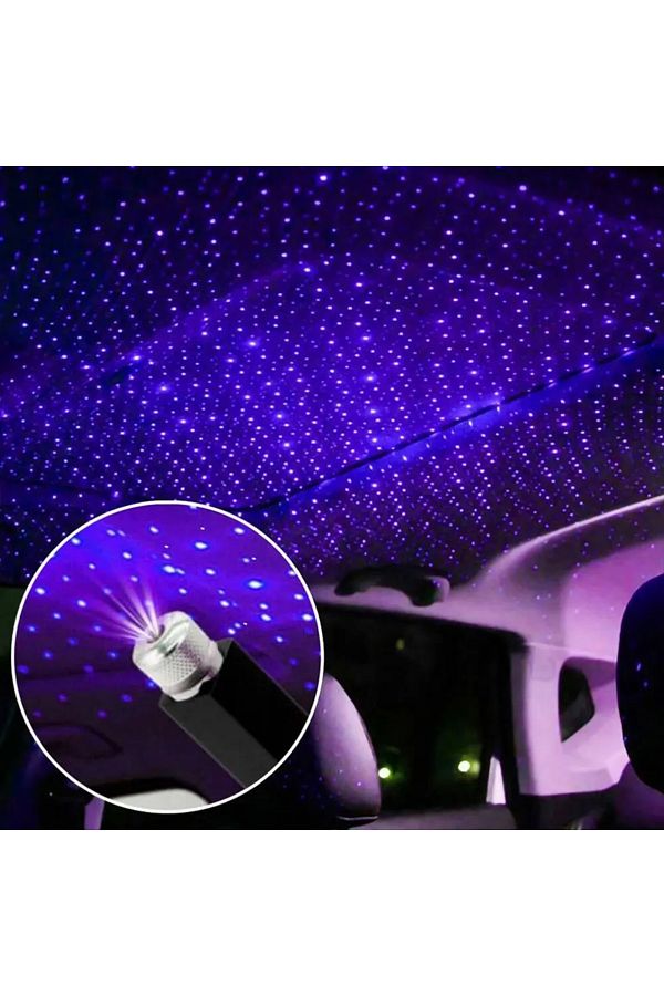 Choice-Blue Romantic Led Starry Sky Night Light 5v Usb Powered Galaxy Star Projector Lamp For Car Roof Room 1
