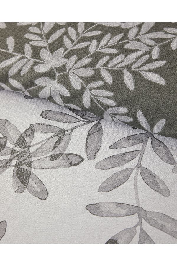 English Home-Σετ παπλωματοθήκη Olive Green Single Olive Twig Crepe 1