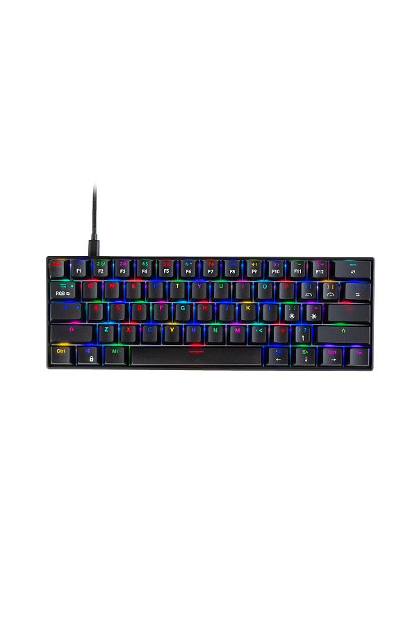 Cosmic Byte-Cosmic Byte CB-GK-21 Themis 61 Key RGB Gaming Keyboard, Outemu Blue Switches (Black) 1