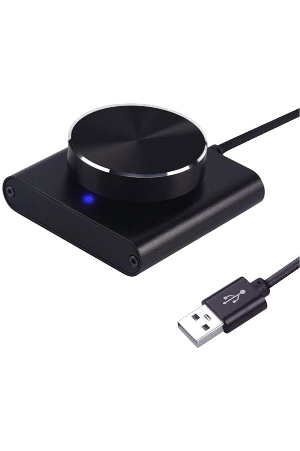 ALLOYSEED-1/2pcs USB Computer Volume Controller PC Speaker External Audio Volume Control Knob Digital Contr... 1