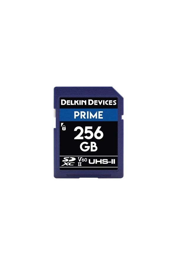 Delkin Devices-256GB Prime UHS-II (V60) SDXC Memory Card 1