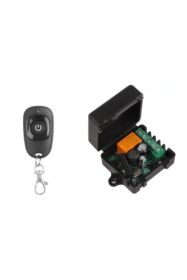 Kebidumei-1Remote 1 Receiver DC 12V 24V 36V 433 MHz Remote Control Wireless Switch 1 CH rf Relay Receiver and 1