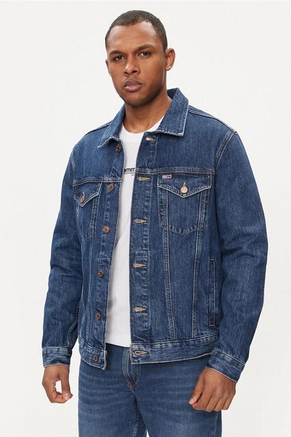 Tommy denim jacket mens shop