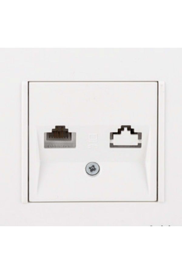Netelsan-Data Socket Rj 45 Cat6 Frame Included 1
