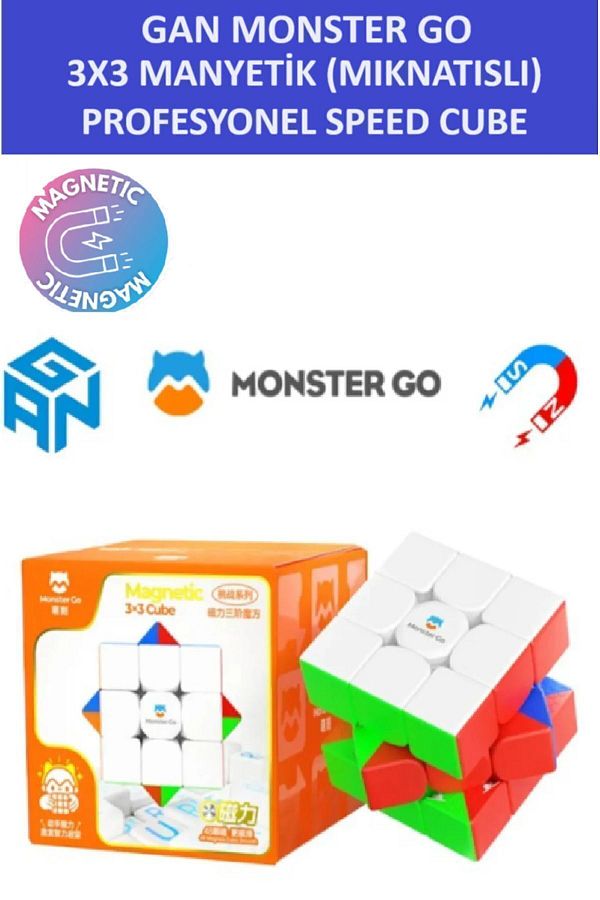 ZETCONCEPT-MG356 M 3x3 - Professional Speed Cube, Magnetic Intelligence and Patience Cube 1