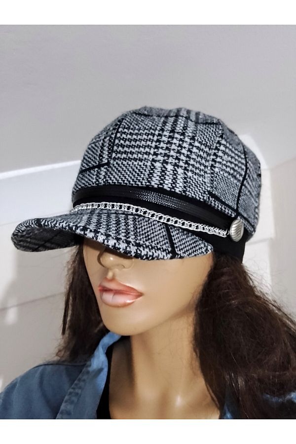 Plaid winter hat new arrivals