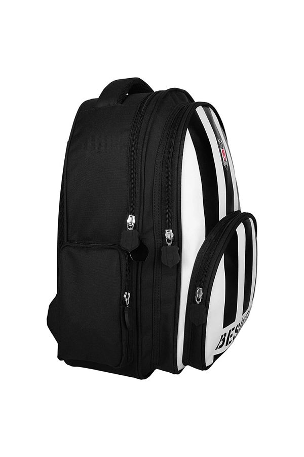 Black and white striped backpack 2025