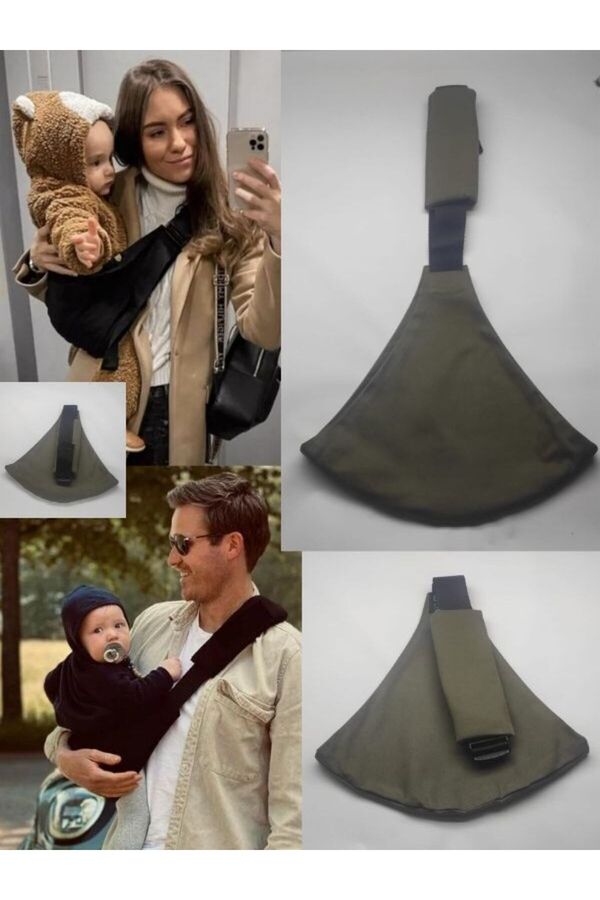 OPTİZON KAHVE RENK Pratik ayarlanabilir Bebek Taşıyıcı, Çocuk Taşıyıcı, Ana Kucağı - 10 Ay - 4 Yaş (18 Kg)