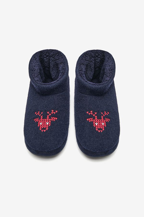 Penti-Dunkelblaue Newyear-Heimstiefel für Herren 1