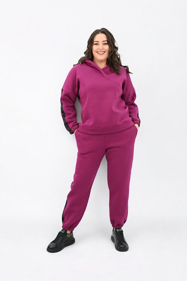 Sweatsuit plus size discount
