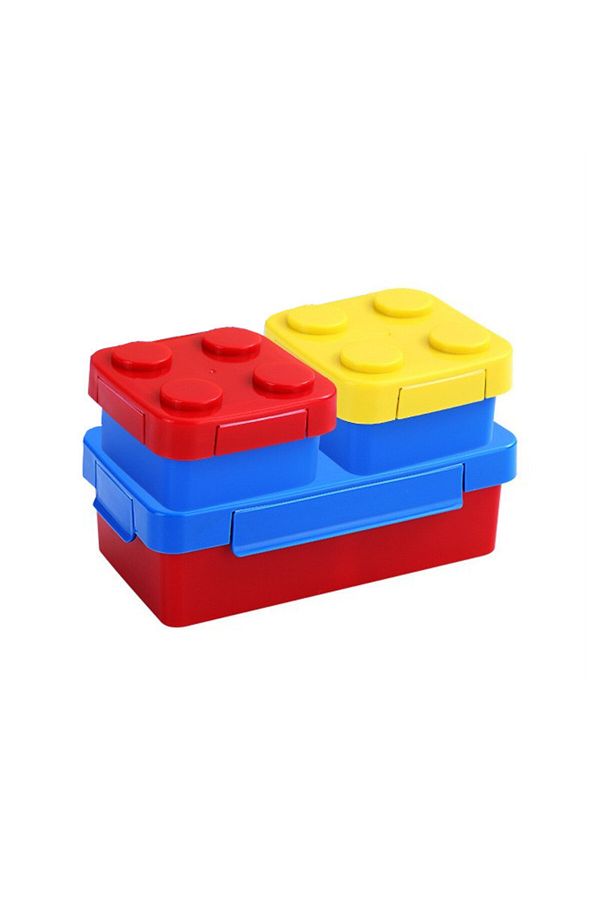 Choice-Lunch Box Diy Building Block Lunch Box Modular Building Blocks For Children Student Building Block B 1