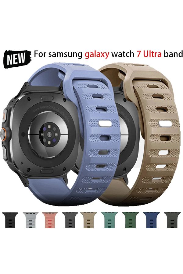 Choice Silicone Strap for Samsung Galaxy Watch 7 Ultra 47mm Sport Breathe Bracelet for Galaxy Watch Ultr. Trendyol